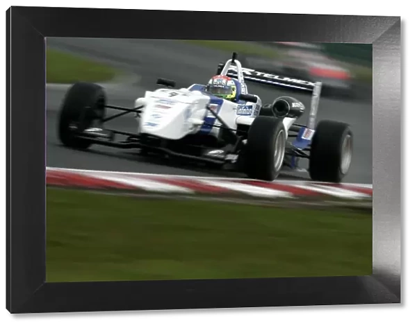 2008 British Formula Three Championship. Croft, England. 25th - 27th April 2008. Sergio Perez, T-Sport. Action. World Copyright: Drew Gibson / LAT ref: Digital Image _Y2Z9465