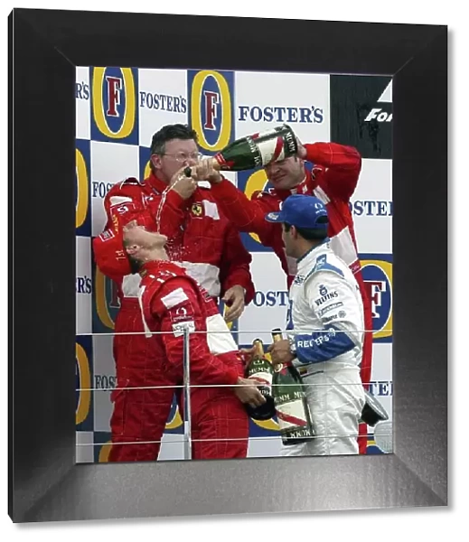 2002 British Grand Prix - Race Silverstone, England. 7th July 2002 World Copyright: Steve Etherington / LAT ref: Digital Image Only