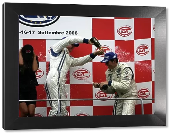 2006 FIA GT3 Championship Mugello, Italy. 15th - 17th September. Sean Edwards (GBR) GT3 Champion, World Copyright: Ebrey / LAT Photographic