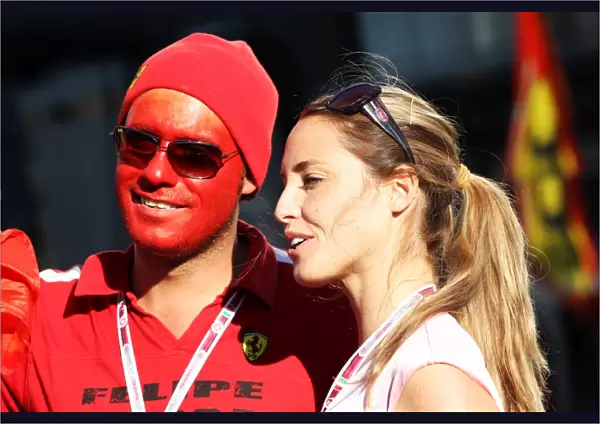 Formula One World Championship: Linn Gothall Pilot with Ferrari fan