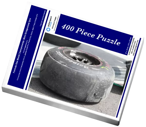 Formula One World Championship: Worn Bridgestone tyre