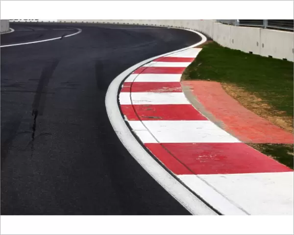 Formula One World Championship: The revised kerb at turn 18