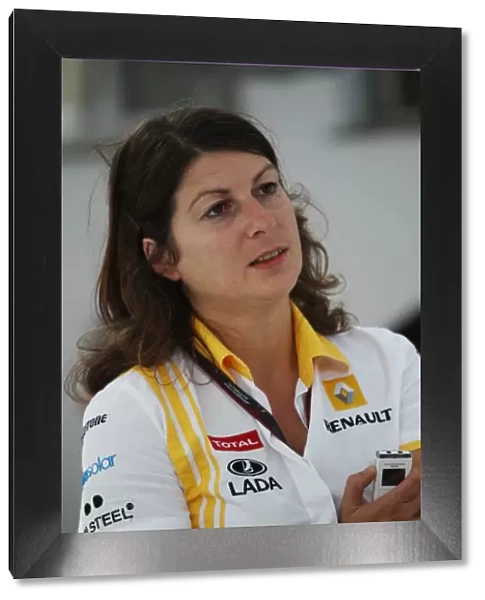 Formula One World Championship: Clarisse Hoffmann, Renault Press Officer