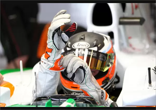 Formula One Young Driver Test: Yelmer Buurman Force India F1 VJM03