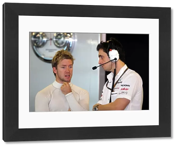 Formula One Young Driver Test: Sam Bird, Mercedes GP, left