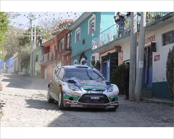FIA World Rally Championship: Jari-Matti Latvala, Ford Fiesta RS WRC, in Arperos village
