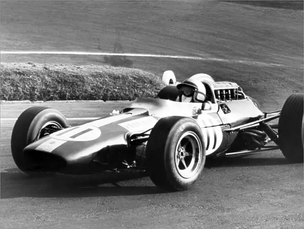 1966 Mexican Grand Prix - Pedro Rodriguez: Pedro Rodriguez, Lotus 33-Climax, retired, action