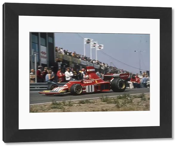 1974 Dutch Grand Prix - Clay Regazzoni: Clay Regazzoni 2nd position. Action