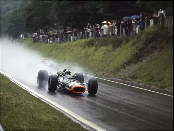 1968 French Grand Prix - Pedro Rodriguez: Rouen-les-Essarts, France. 7 July 1968