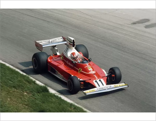 1975 Italian Grand Prix - Clay Regazzoni: Clay Regazzoni, 1st position, action