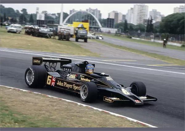 1978 Argentinian Grand Prix - Ronnie Peterson: Ronnie Peterson, 5th position, action