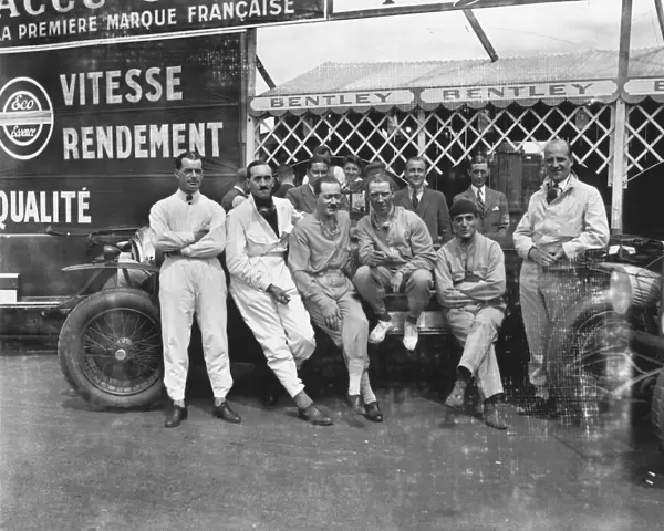 1927 Le Mans 24 hours - The Bentley Boys: The Bentley boys Frank Clement, Leslie Callingham, Andre d Erlanger, George Duller, Sammy Davis and Dr