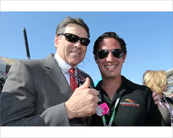 Formula One World Championship: Rick Perry Governor of Texas and Rodrigo Sanchez COTA