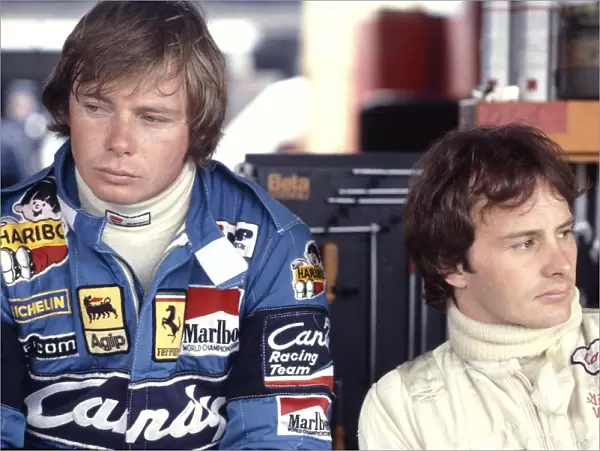 Ferrari team mates Didier Pironi and Gilles: 1981 Formula One World Championship