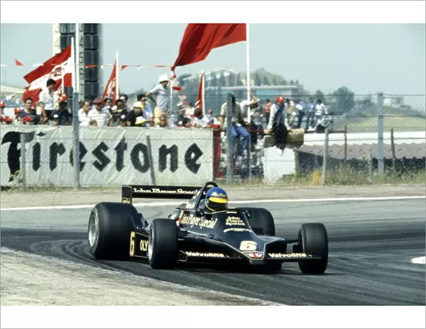 1978 Spanish Grand Prix: Ronnie Peterson, 2nd position, action