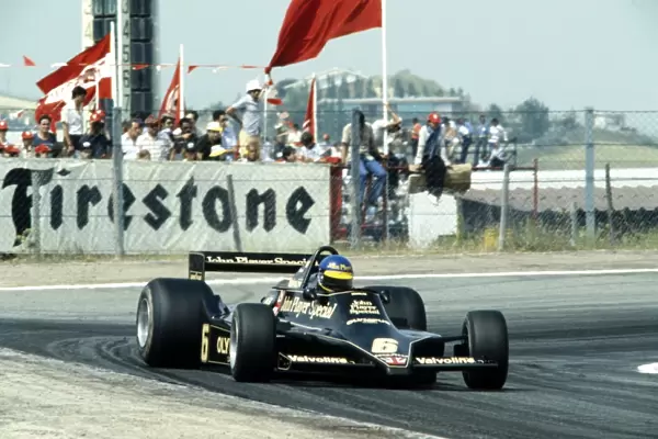1978 Spanish Grand Prix: Ronnie Peterson, 2nd position, action