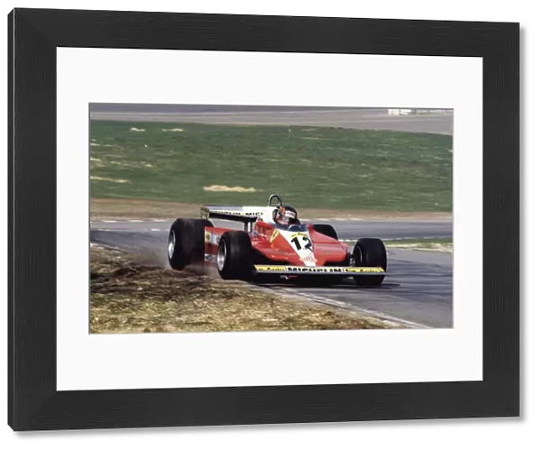 1979 Race of Champions: Gilles Villeneuve, 1st position, action