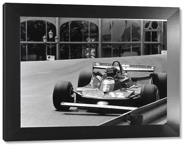 1979 Monaco Grand Prix: Gilles Villeneuve retired, close to the barrier, action