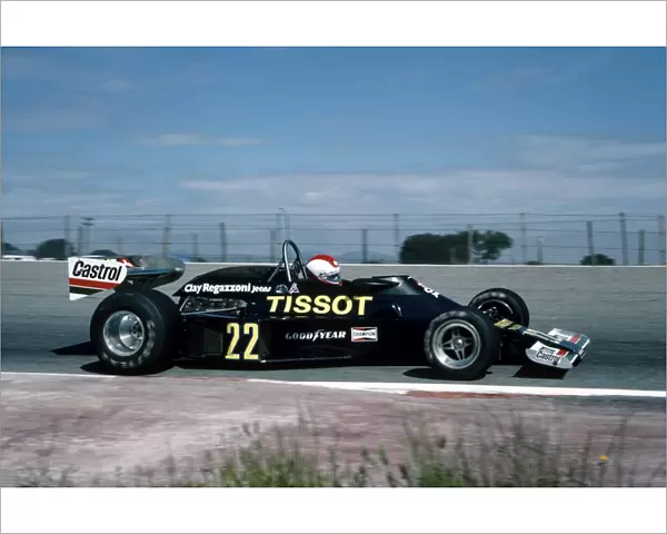 1977 Spanish Grand Prix - Clay Regazzoni: Clay Regazzoni, retired, action