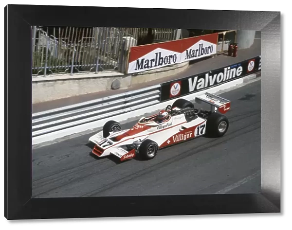 1978 Monaco Grand Prix: Clay Regazzoni, DNQ, action