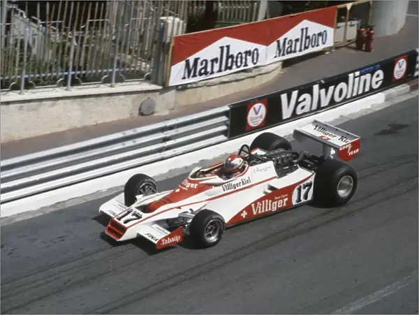 1978 Monaco Grand Prix: Clay Regazzoni, DNQ, action