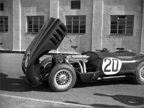 1951 Le Mans 24 hours: The winning Jaguar C-type of Peter Walker and Peter Whitehead