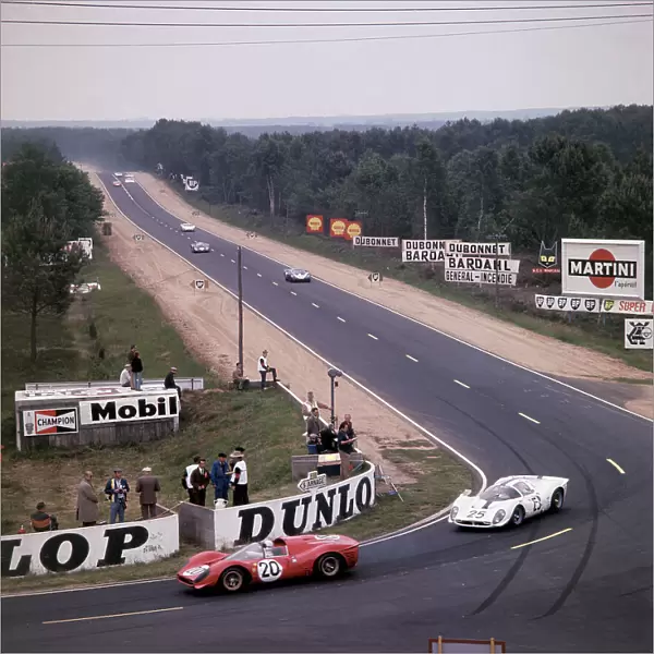 1967 Le Mans 24 hours. Le Mans, France. 10-11 June 1967. Chris Amon  /  Nino Vaccarella