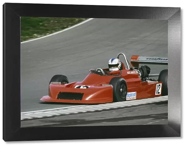 1980 British Formula Three Championship: Nigel Mansell, 4th position, action