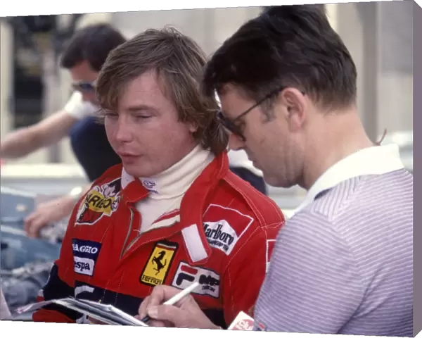 Monte Carlo, Monaco. 23 May 1982: Didier Pironi, Ferrari 126C2, 2nd position, portrait