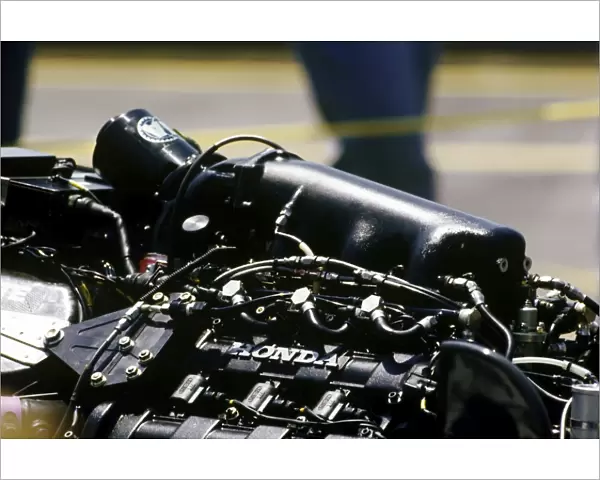1988 Australian Grand Prix: Last race for the Honda V6 Turbo, detail