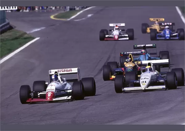Roberto Moreno, Coloni SpA, race action: 1989 Portuguese Gp, Estoril