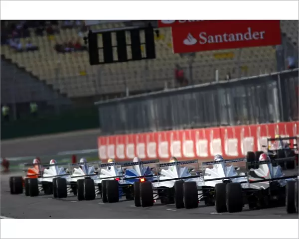 2008 German Grand Prix - Saturday Qualifying: Start of the Formula BMW support race. Action. Starts