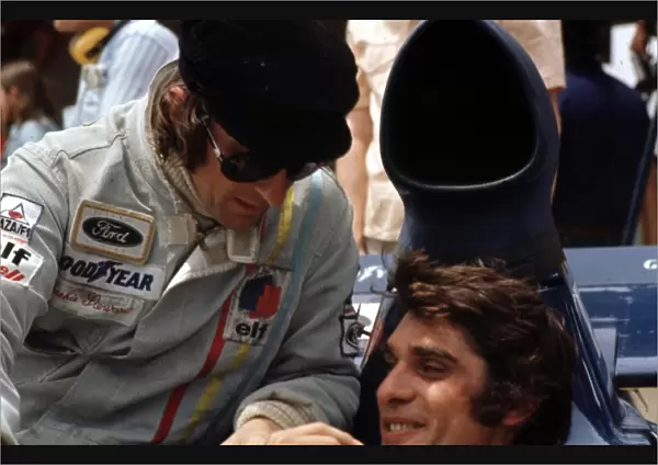 Jackie Stewart and Francois Cevert, Team ELF Tyrrell: Brazilian Grand Prix, Interlagos, Brazil 11th February 73