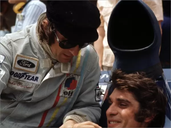 Jackie Stewart and Francois Cevert, Team ELF Tyrrell: Brazilian Grand Prix, Interlagos, Brazil 11th February 73