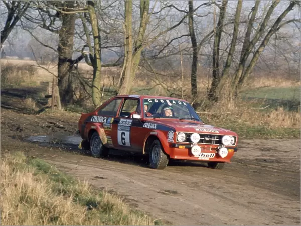Lombard RAC Rally, Great Britain. 22-26 November 1975: Roger Clark  /  Tony Mason, 2nd position