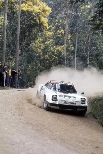 Portuguese Rally, Portugal. 10-14 March 1976: Sandro Munari  /  Silvio Maiga, 1st position
