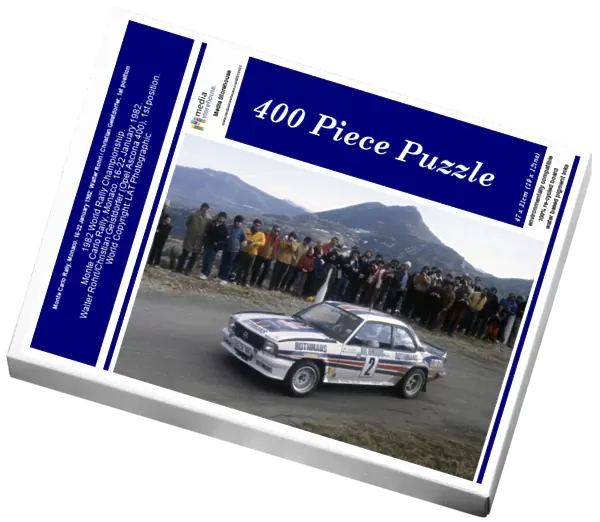 Monte Carlo Rally, Monaco. 16-22 January 1982: Walter Rohrl  /  Christian Geistdorfer, 1st position