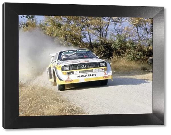Sanremo Rally, Italy. 29 September-4 October 1985: Walter Rohrl  /  Christian Geistdorfer, 1st position