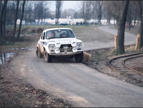 RAC Rally, Great Britain. 17th - 21st November 1973: Roger Clark  /  Tony Mason, 2nd position, action