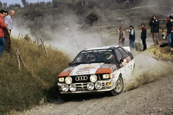 1982 World Rally Championship: Michele Mouton  /  Fabrizia Pons, 4th position, action