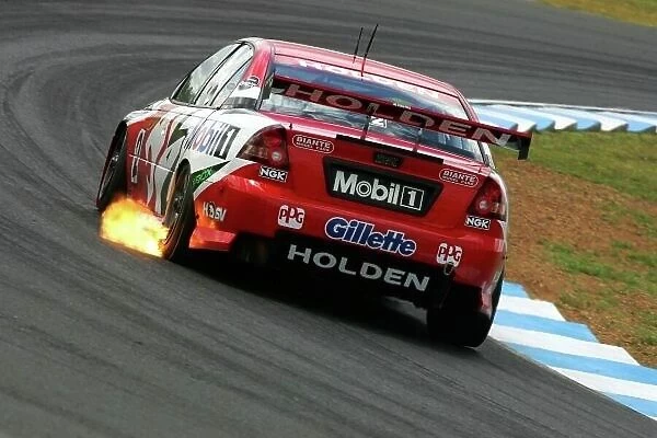 04av814. Mark Skaife (AUS) HRT Commodore finished the season with a second