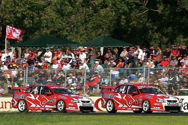 05av803. Mark Skaife (AUS) Holden Commodore and team mate Todd Kelly 