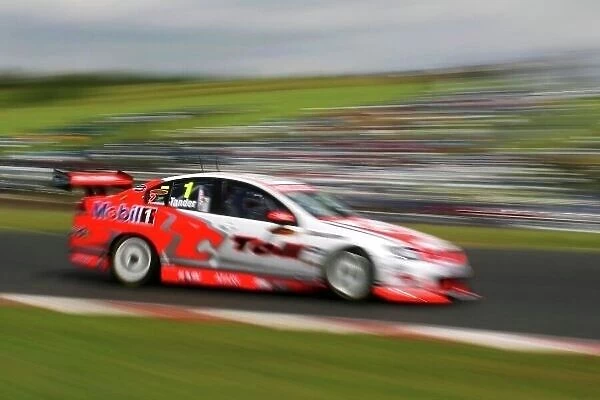 08av802. Garth Tander (AUS) Toll HSV Commodore won race 1 but was 3rd outright.