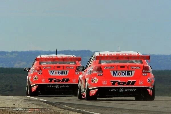 08av804. Garth Tander (AUS) Toll HRT Commodore finished 2nd outright