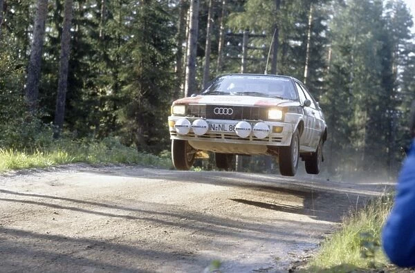 1000 Lakes Rally, Finland. 28-30 August 1981: Hannu Mikkola  /  Arne Hertz, 3rd position