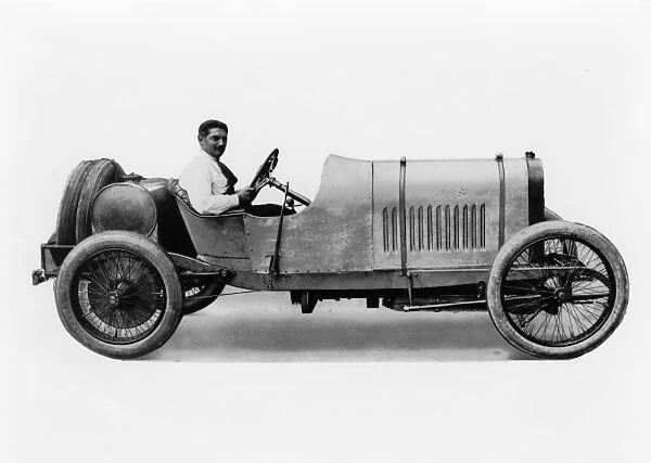 1912 French Grand Prix: Georges Boillot, 1st position, Portrait