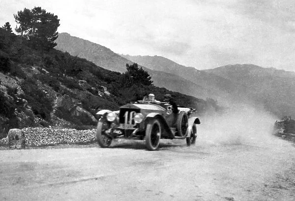 1913 Spanish Touring Car Grand Prix. Guadarrama, Spain. 1913. Carlos de Salamanca