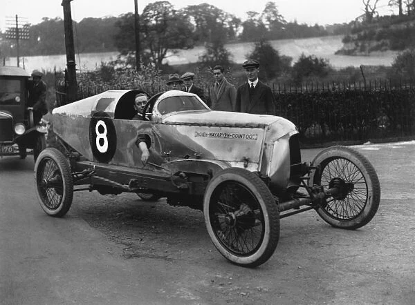 1921 Brooklands: Tommy Hanns 1921 special, Hoieh Wayaryeh Gointoo, developed from a 1911 25HP Lanchester, portrait