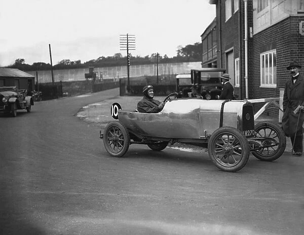 1921 Essex Car Club Meeting: Lionel Martin at the wheel of the prototype registered AM 270