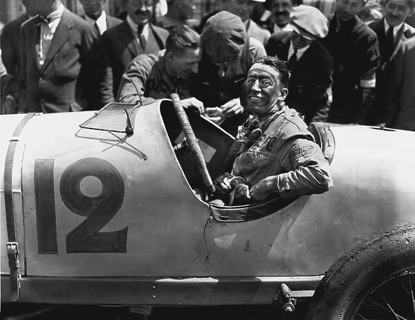 1921 French Grand Prix - Jimmy Murphy: Jimmy Murphy, 1st position, portrait
